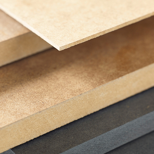 MDF brut, flexibil, colorat si ignifuga